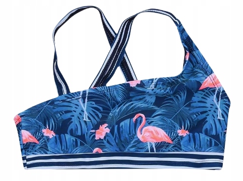 Góra od stroju kąpielowego niebieska 13-14 lat