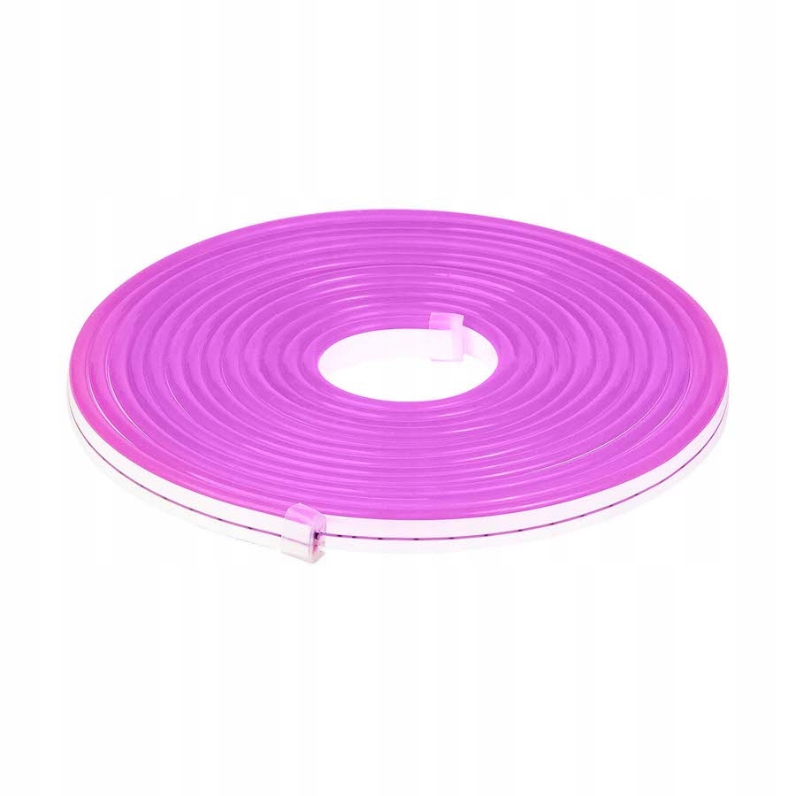 NEON LED Taśma 12V Pasek Napis na ścianę 12V 10W FLEX FIOLETOWY Wodoodporny