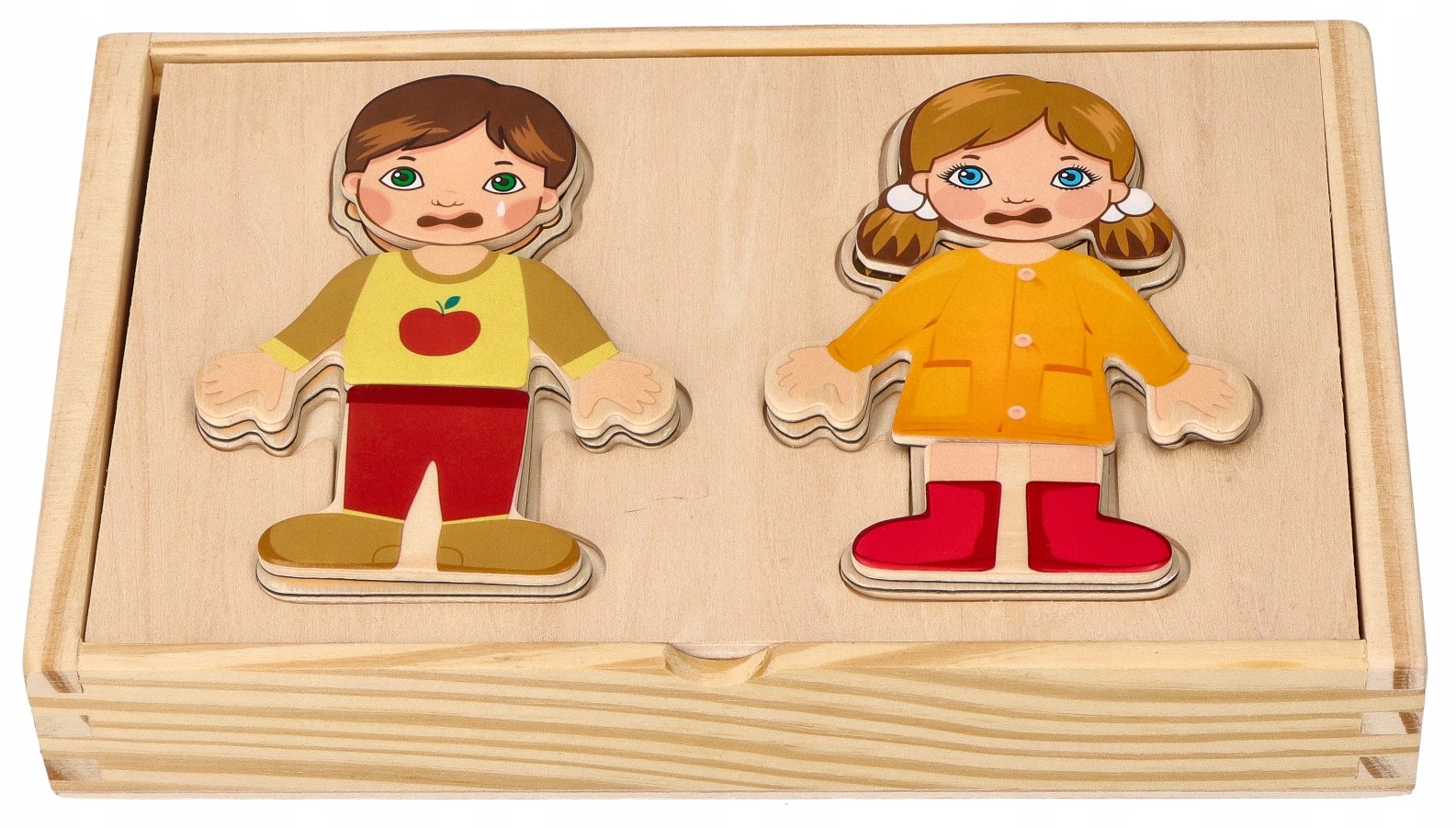 

Układanka Montessori Ubieranka Magnetyczna Dzieci