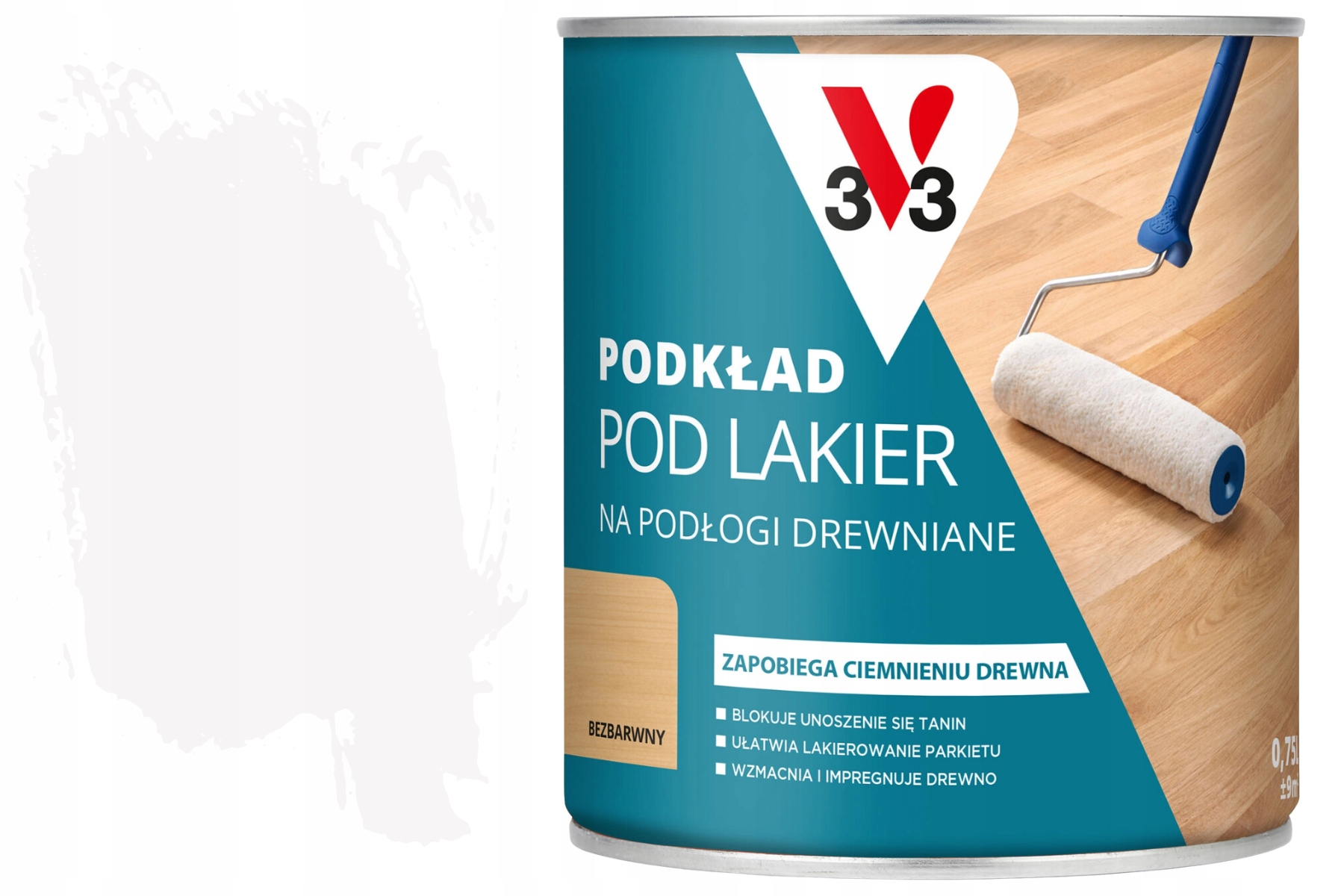 V33 Podkladová báze pod lak na parkety 0.75 L