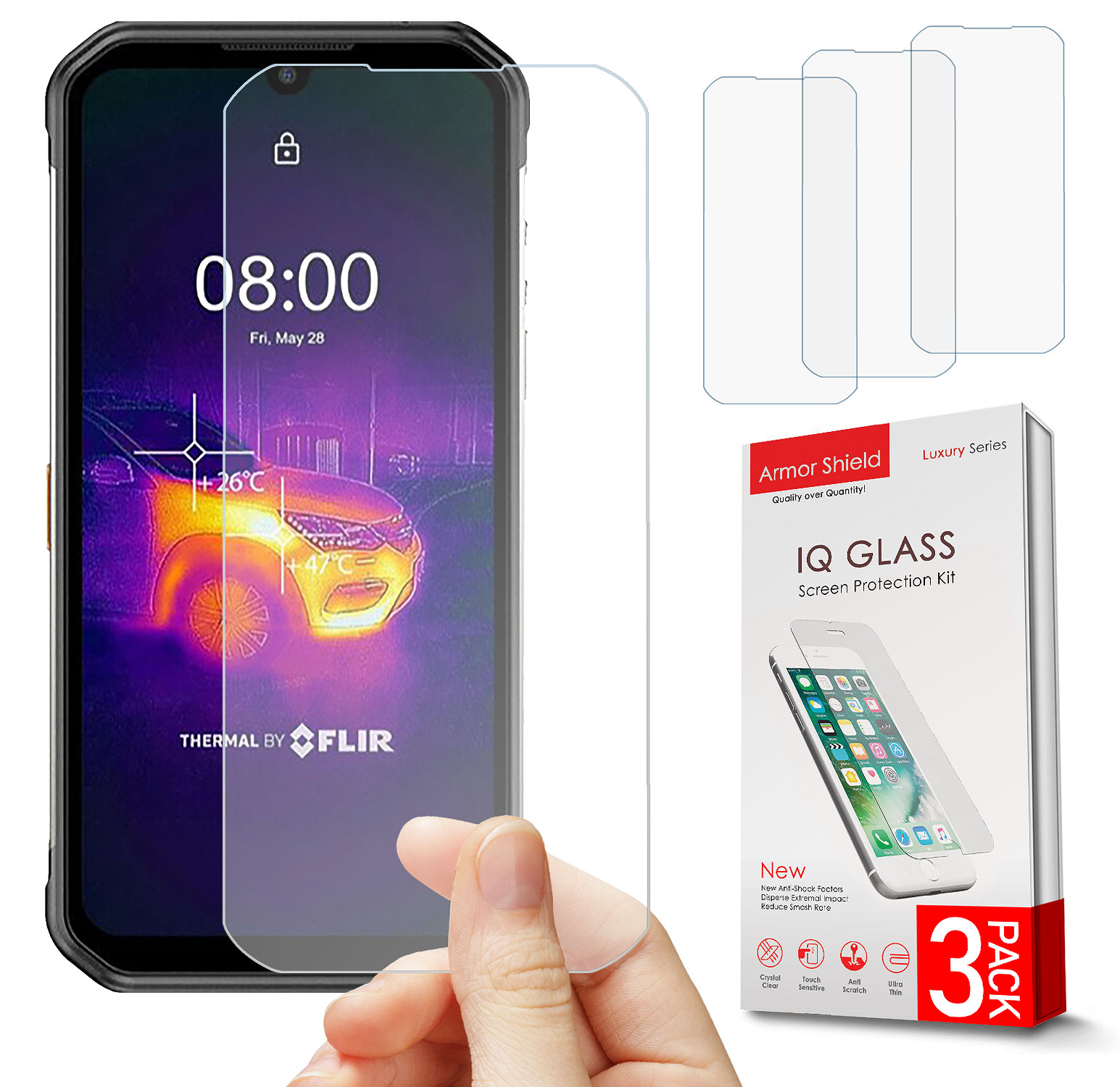 

3SZT Nietłukące Szkło Do Ulefone Armor 11T
