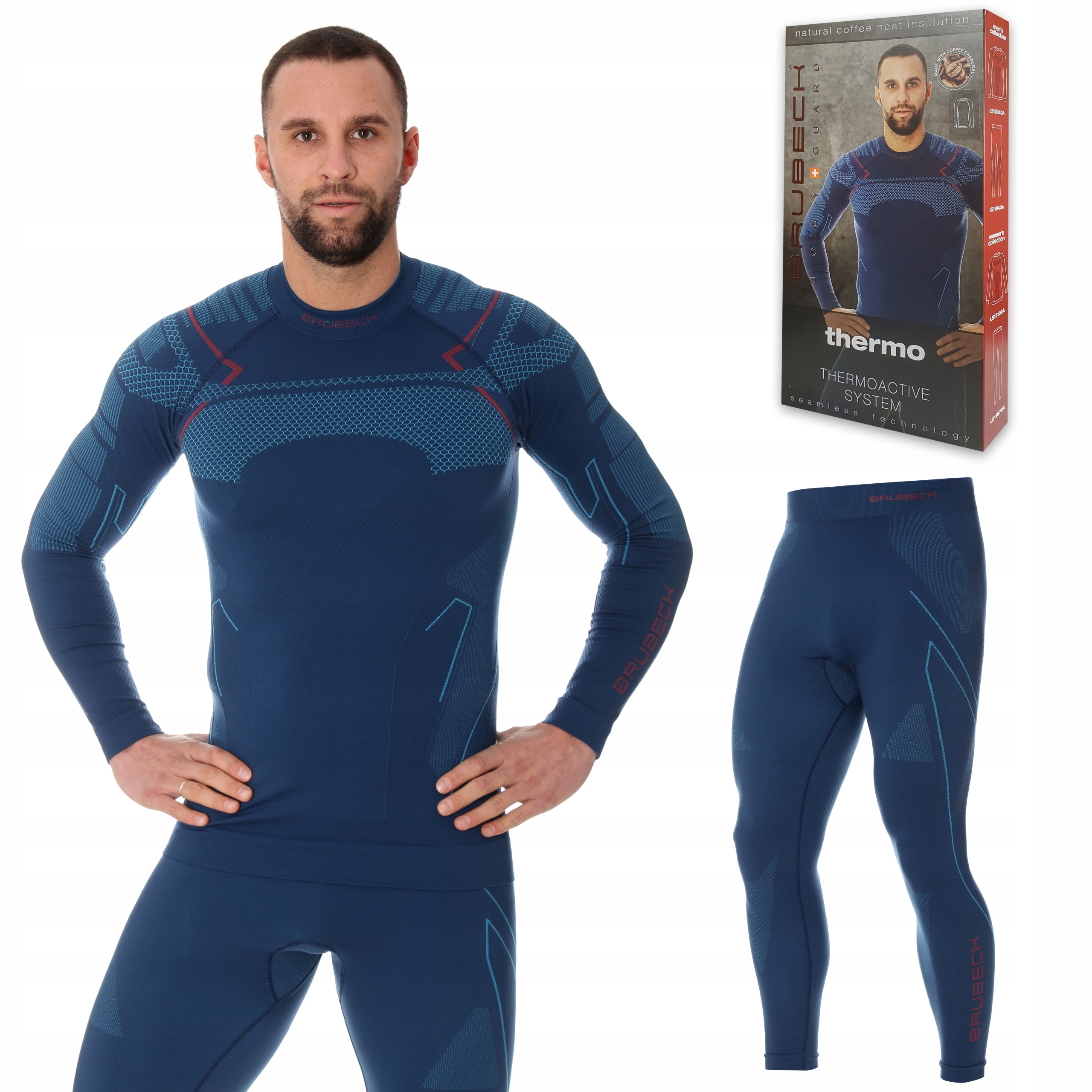 Termoaktivní spodní prádlo Komplet Brubeck LS13040A XXL