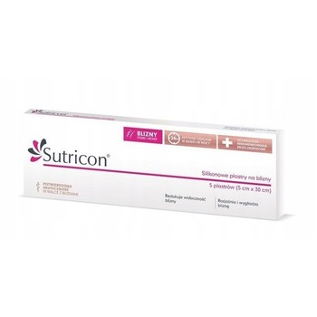 

Sutricon silikonowe plastry 5x30 cm, 5 sztuk