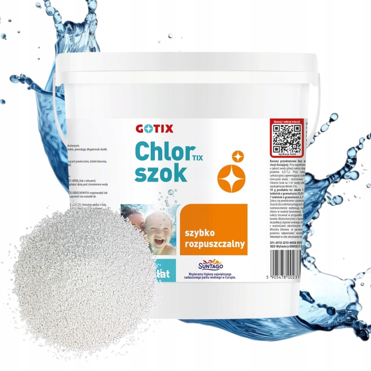 Chlor Szok Do Basenu Jacuzzi 5kg Spa W Granulacie Chemia Do Basenu Basen