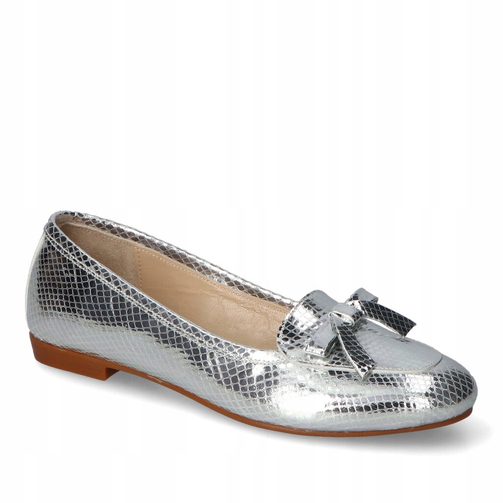 Baleríny Modo 001.6027/CLR13 Stříbrné lico 37