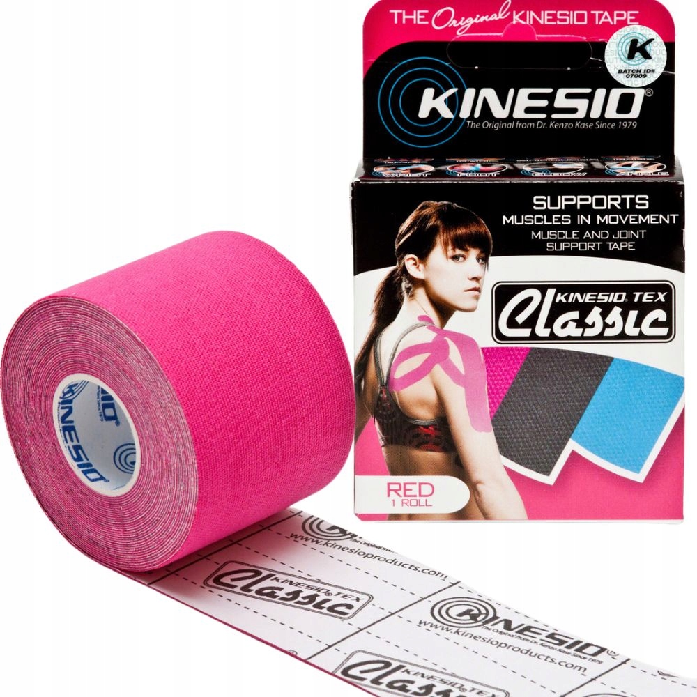 

Taśma Kinesio Tex Classic 5cmx4m Czerwony