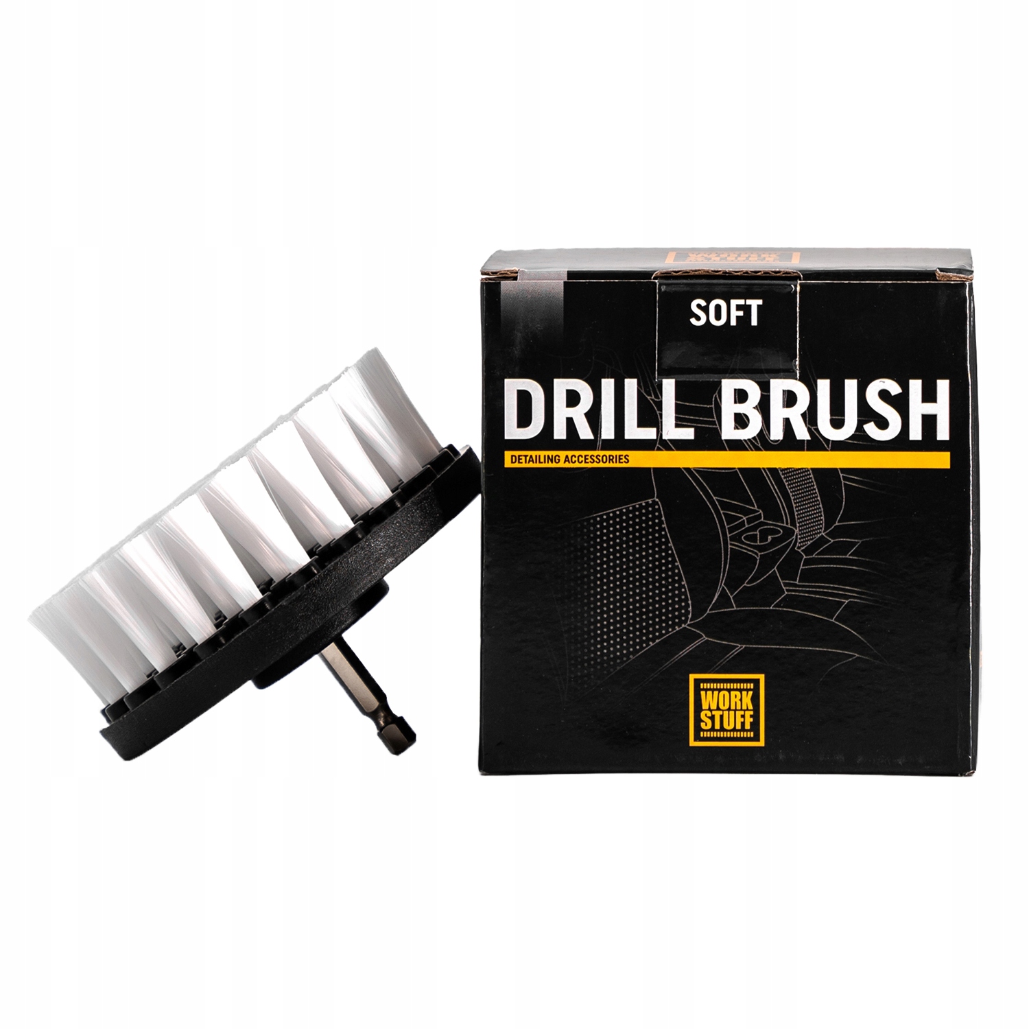 Work Stuff Miękka Szczotka Do Tapicerki Na Wkrętarkę Soft