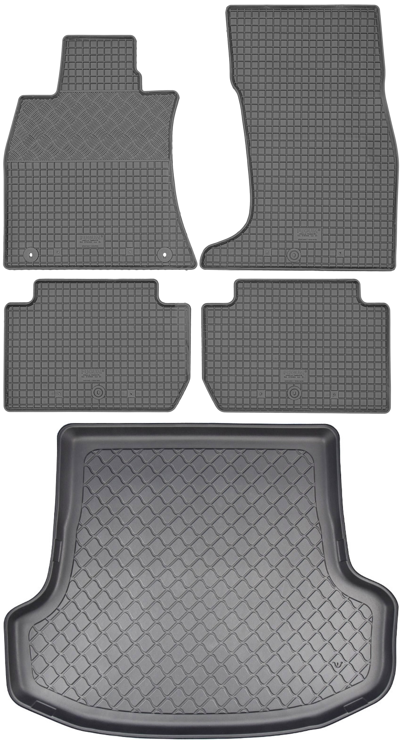 Kia Stinger Sd 4D 2017- Sada Gumové rohože rohož batožinového priestoru