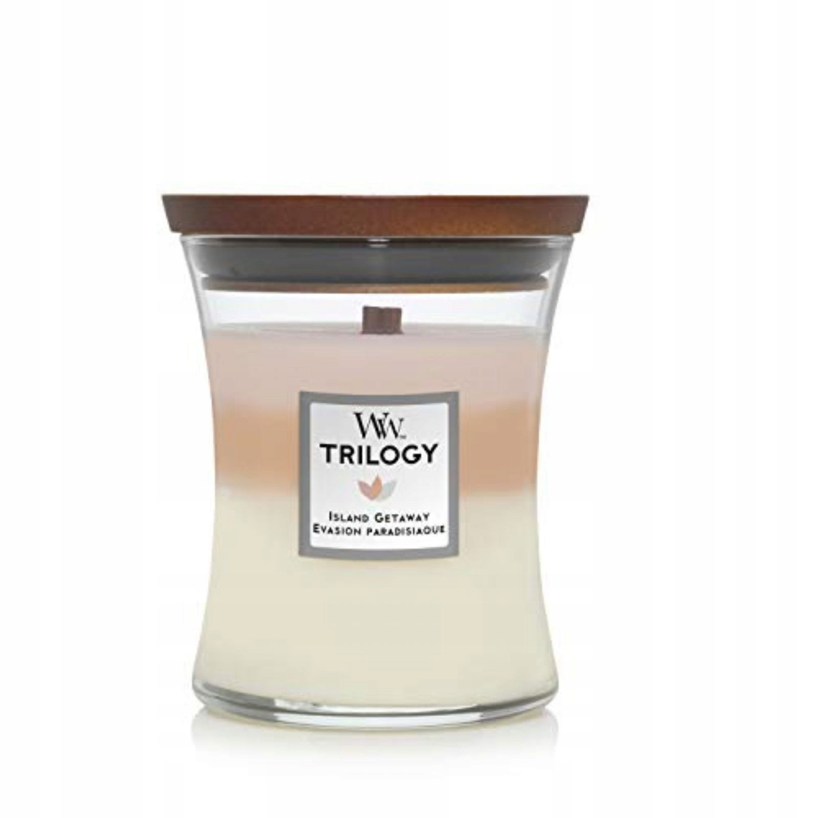 WOODWICK SCENTED CANDLE TRILOGY ISLAND GETAWAY 275 G