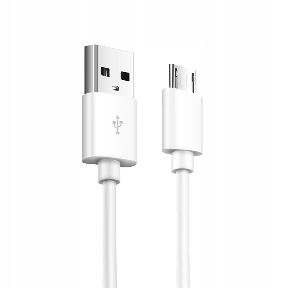 Kabel mikro USB micro USB SAMSUNG XIAOMI HUAWEI 1M Złącza USB - microUSB typ B