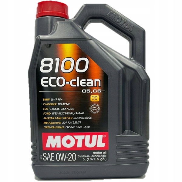Motul 8100 Eco-Clean 0W-20 5L