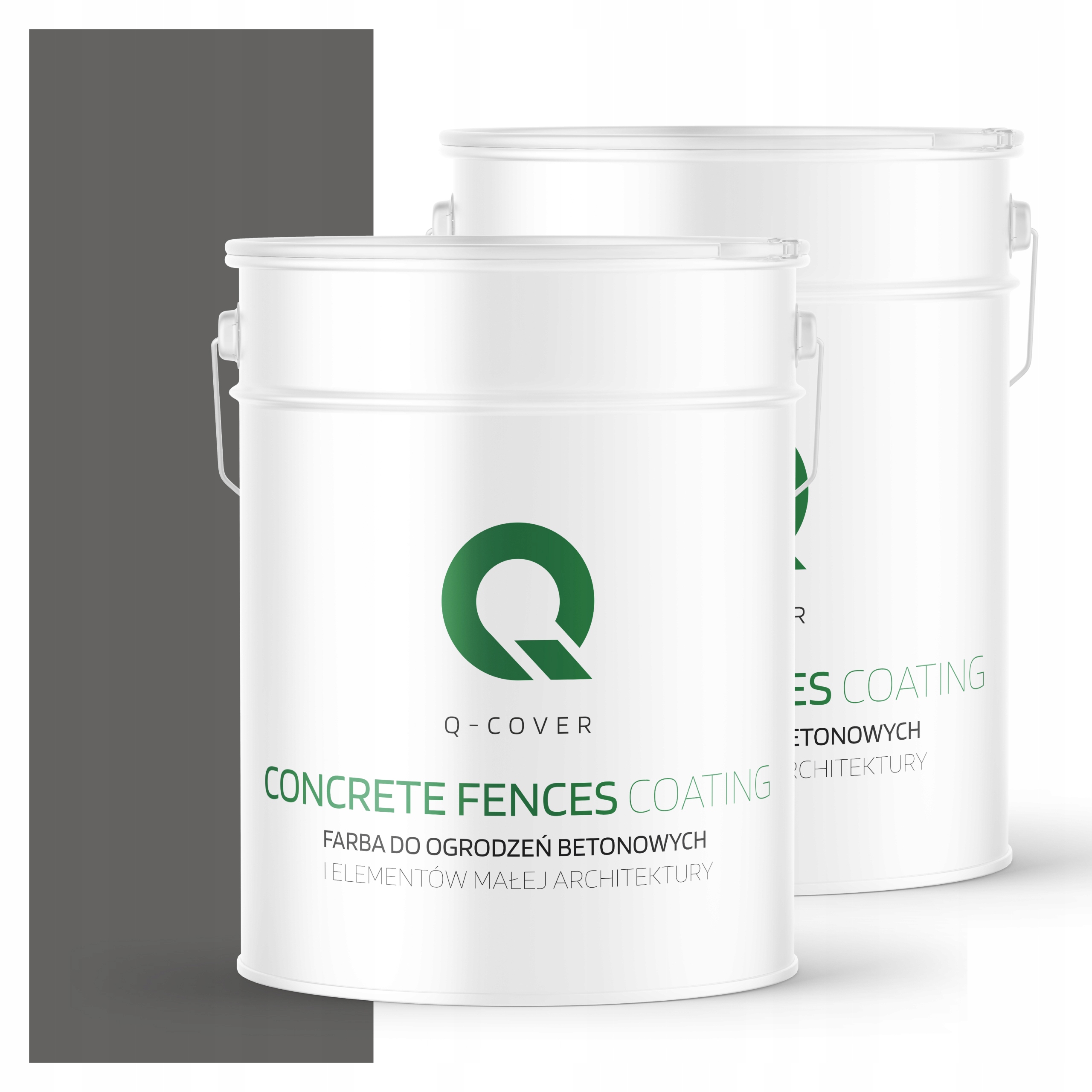 Farba Na Maľovanie Plotov A Betónových Kvetináčov Farba Šedá Tmavá 10 L