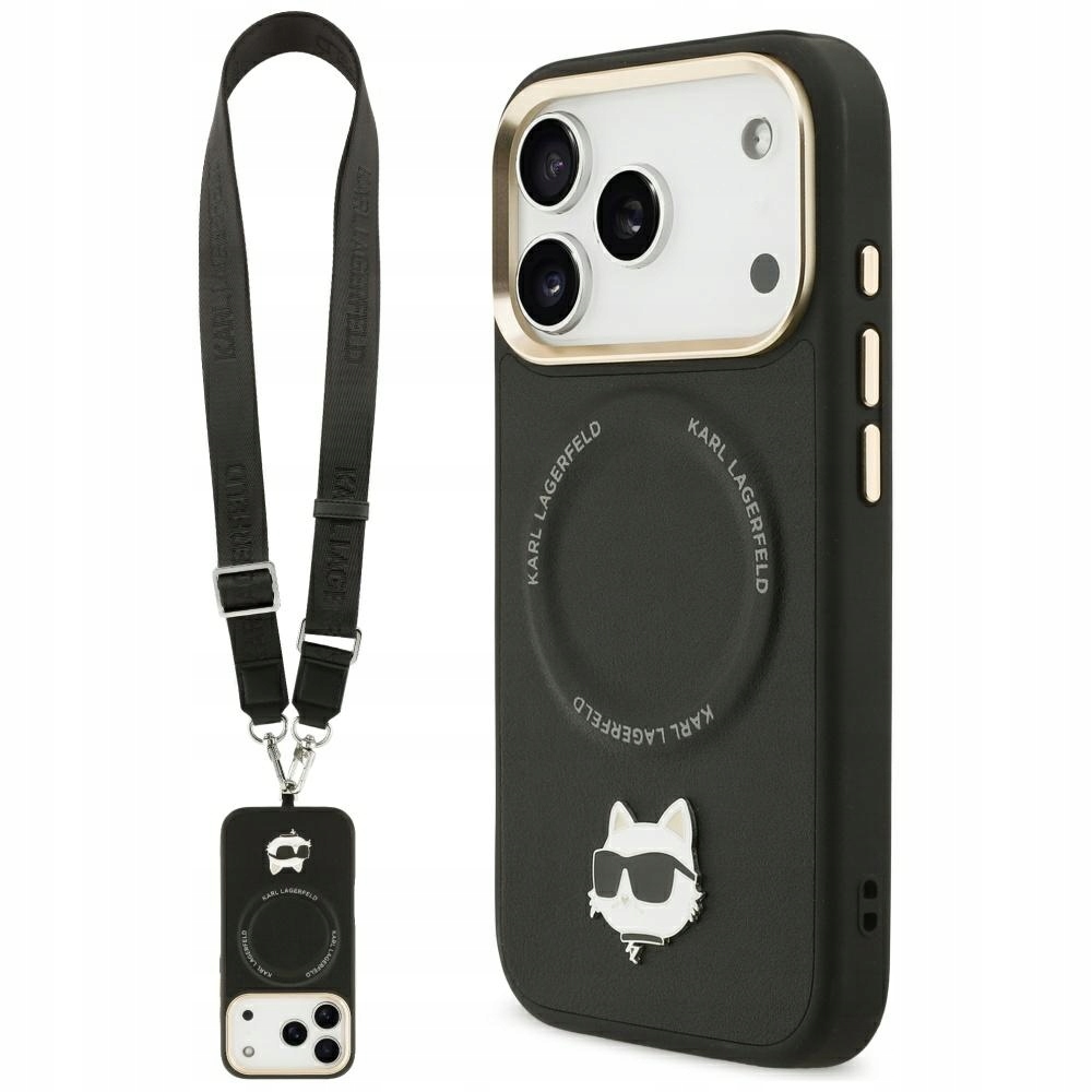 Puzdro Karl pre iPhone 17 Pro Max, obal MagSafe vodítko na rameno a krk