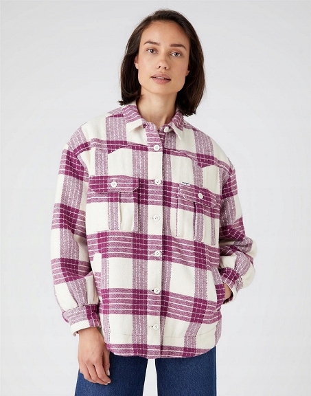 Kurtka damska Wrangler Shacket W4S0X8P36 r. L