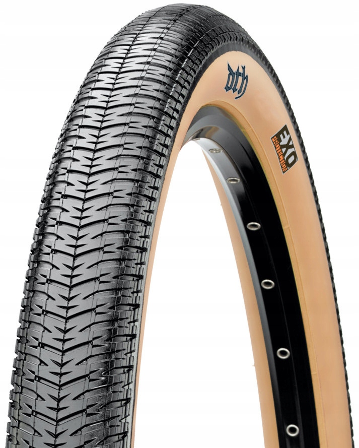 Zwijana Opona Maxxis Dth 26 x 2,15 Exo Single Tanwall