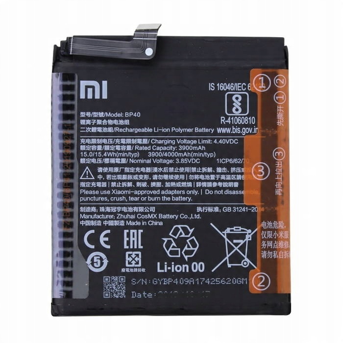 

Nowa Oryginalna Bateria Xiaomi MI9T Pro BP40
