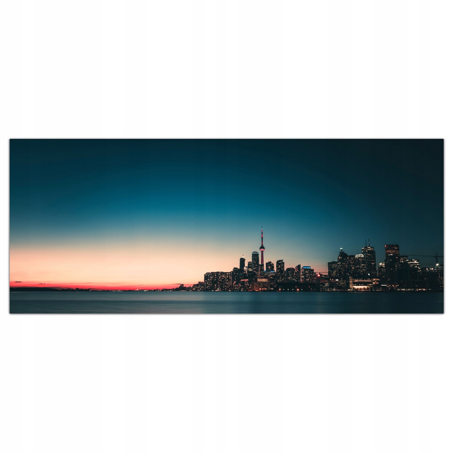 

Obraz na szkle Foto Jezioro Zachód Słońca 125x50