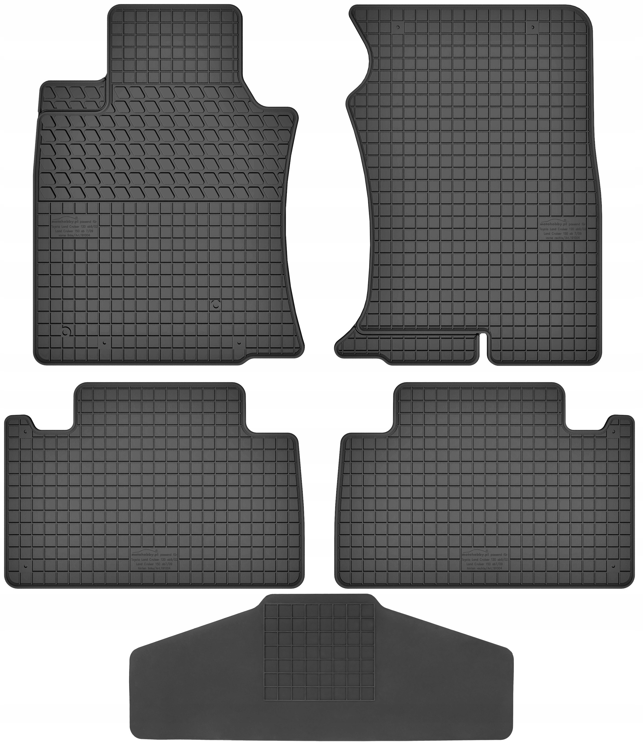 

Land Cruiser 120 2002-2009 Dywaniki z osłoną