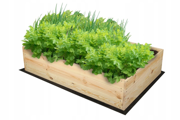 Truhlík na zeleninový záhon, vyvýšený záhon pařeniště, impregnovaný, 70x120x28 cm