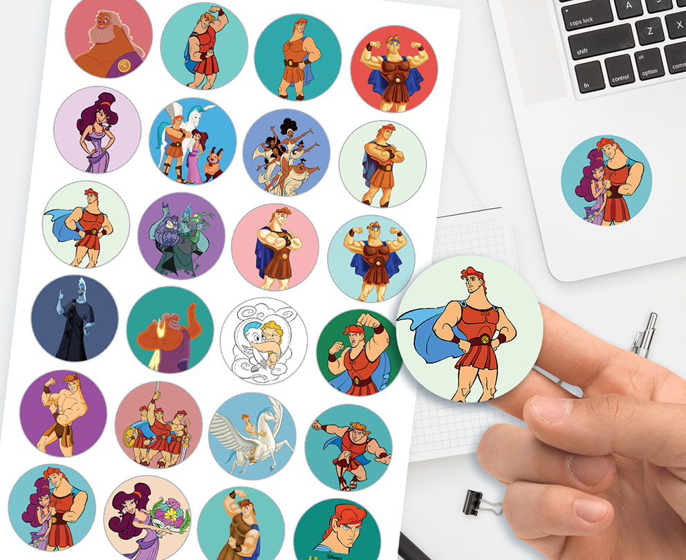 ZESTAW NAKLEJKI + TATUAŻE DLA DZIECI DZIECIĘCE HERKULES HERCULES JAKOŚĆ Marka inny