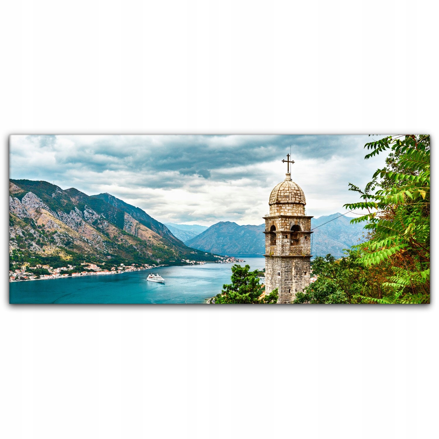 

Canvas do sypialni 125x50 Kościół Góry Krajobraz