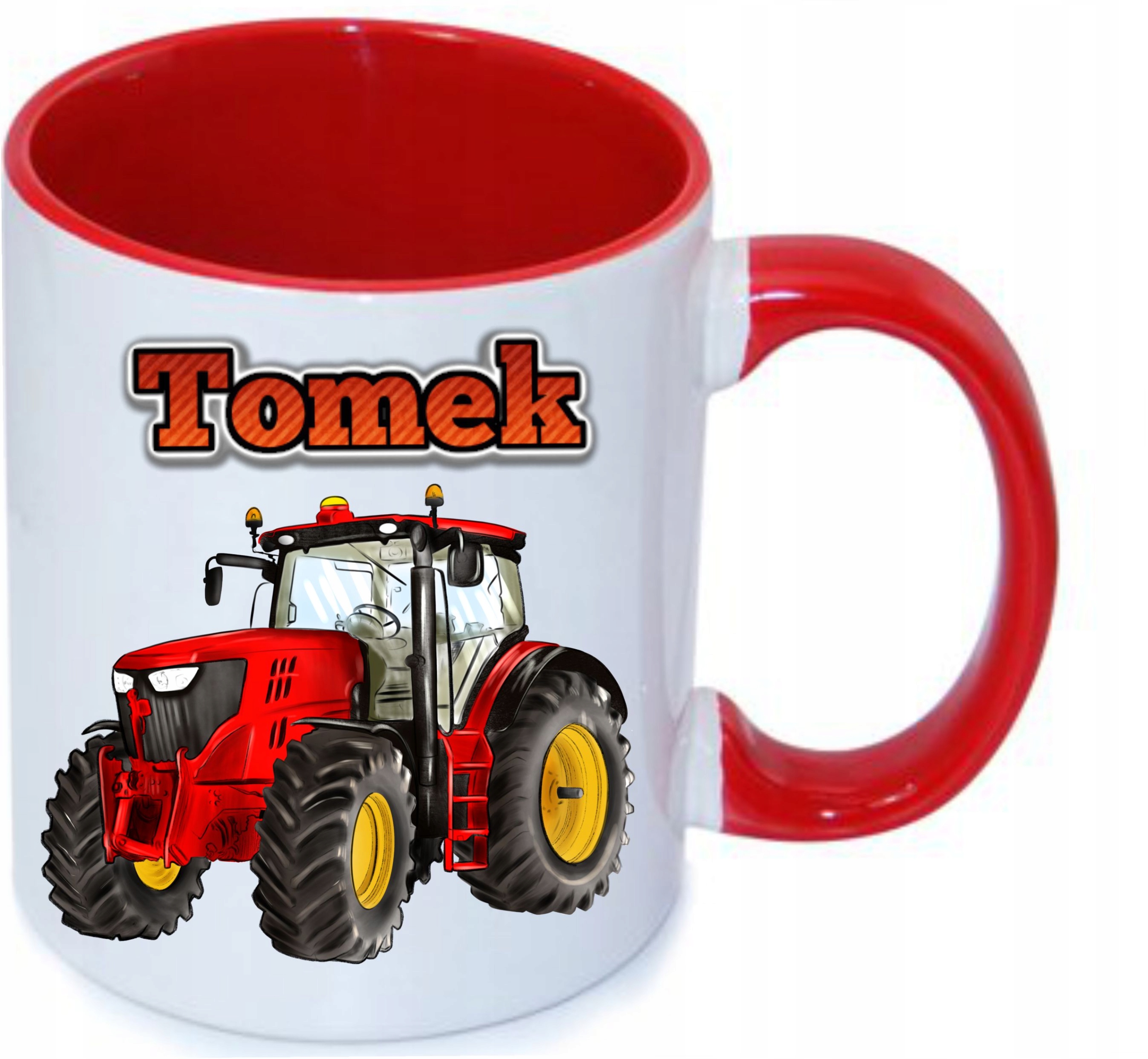 

Kubek Czerwony Traktor Farming Ciągnik Z Imieniem