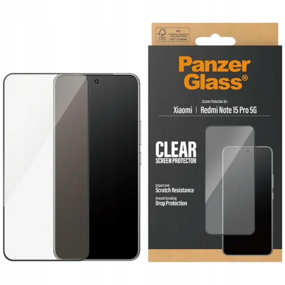 PanzerGlass Uw szkło Hartowane +Aplikator do Xiaomi Redmi Note 15 Pro 5G