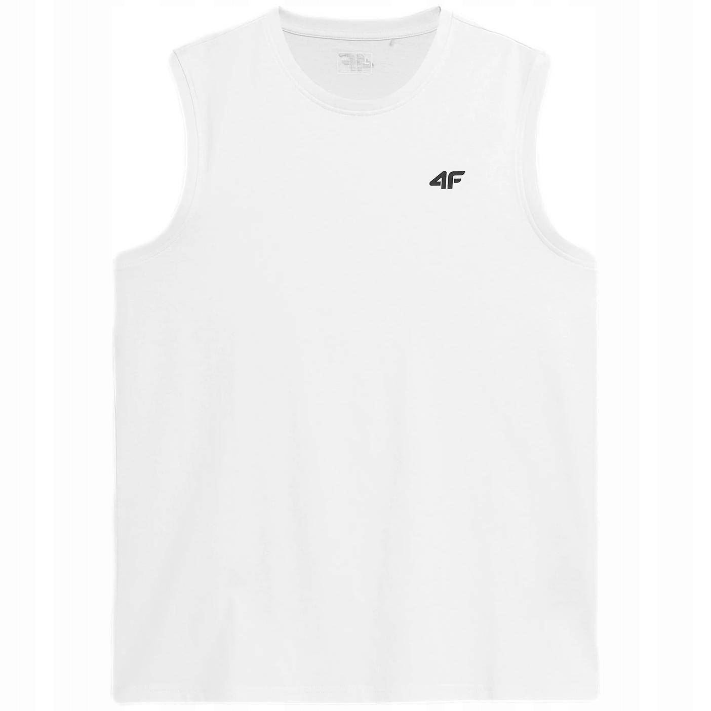 

Koszulka męska bez rękawów 4F H4L22 TSM350 biały