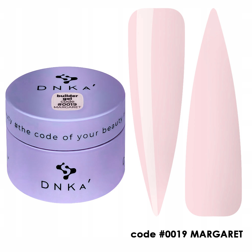 Stavební gel na nehty Dnka Builder Gel 30 ml #0019 Margaret