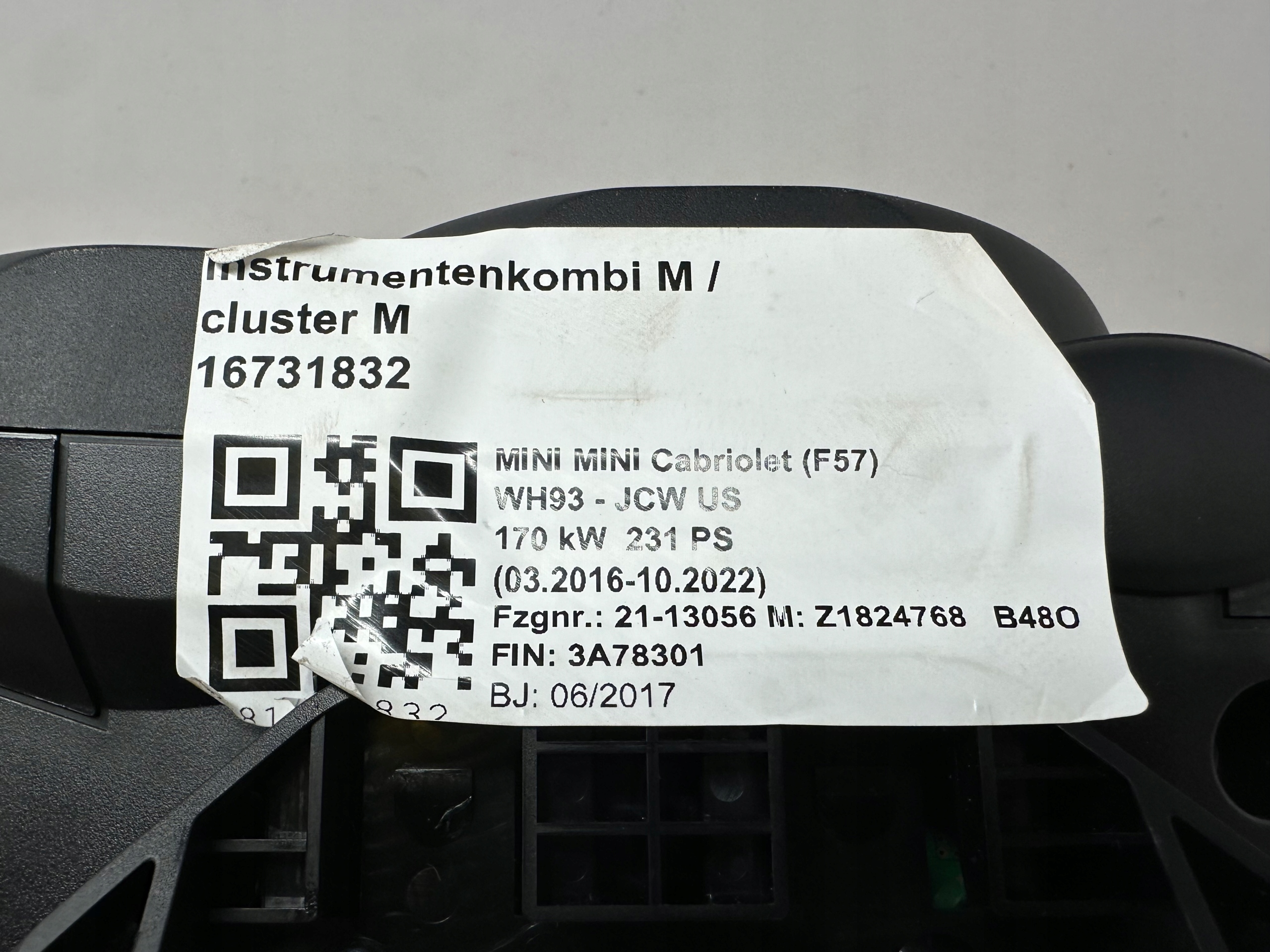 Kombiinstrument MINI OE 6844002