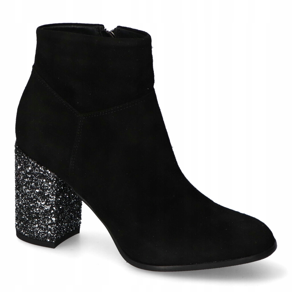 Kotníkové Boty Emi Romani EMI-28 Černý semiš 37