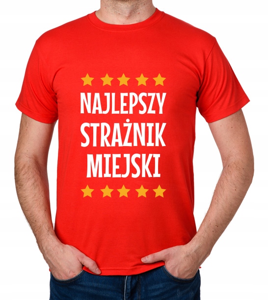 

koszulka Najlepszy Strażnik Miejski prezent