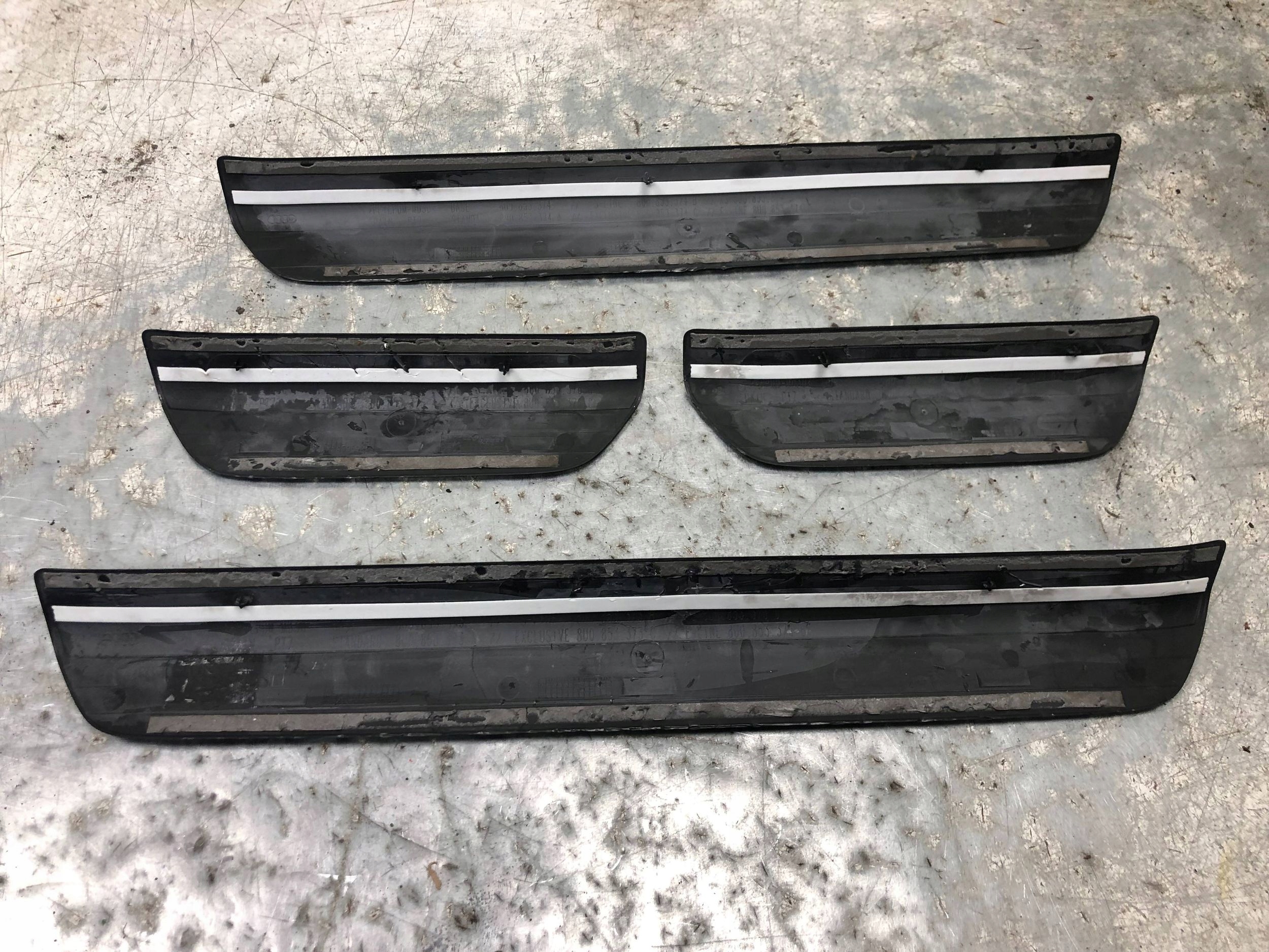 AUDI Q3 S-LINE 8U KOMPLET caps moulding threshold front rear part