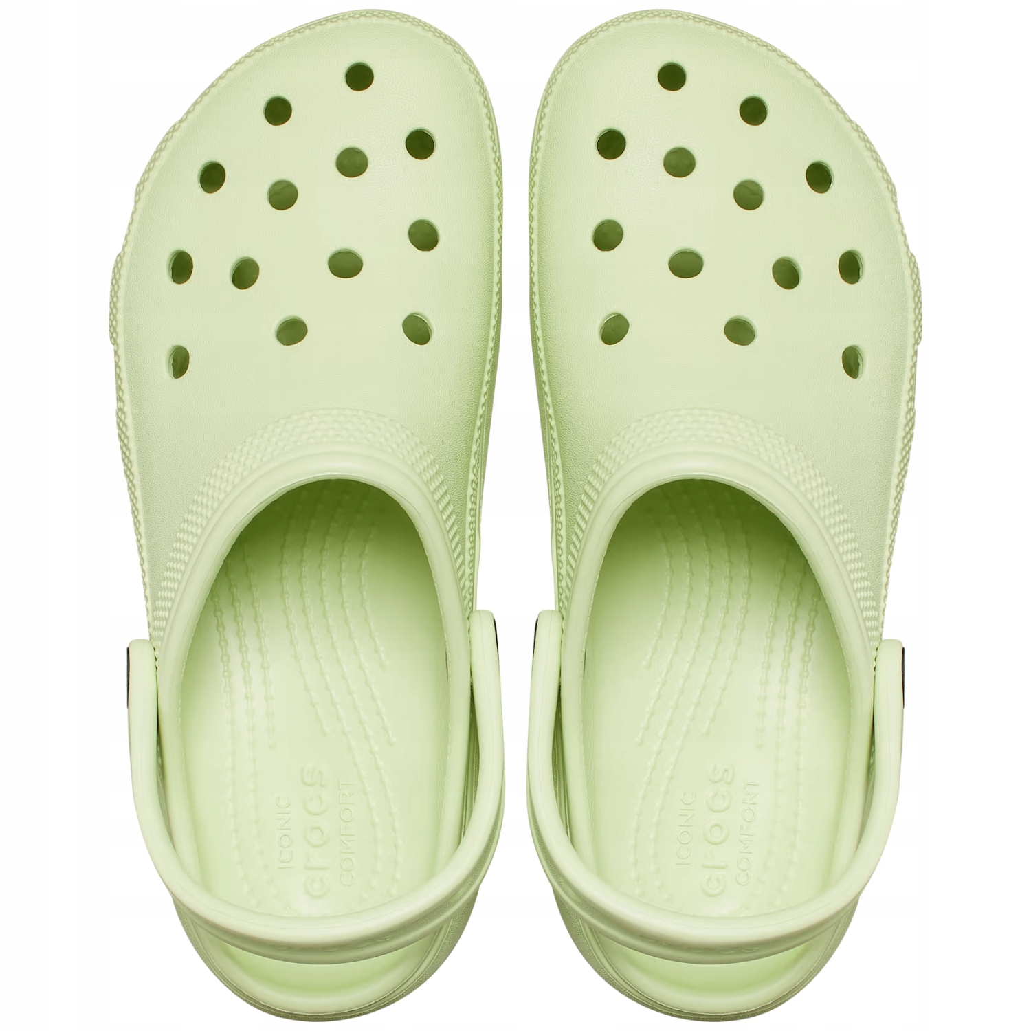 CROCS DAMSKIE CHODAKI PIANKOWE KLAPKI LEKKIE BUTY NA PLATFORMIE r. 37/38 Kolor zielony