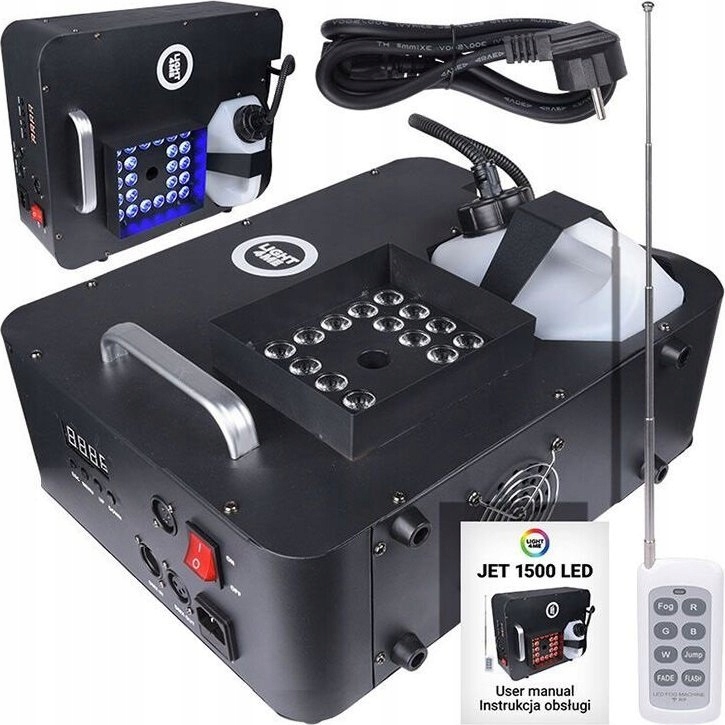 LIGHT4ME Jet 1500 Led pionowa wytwornica dymu na pilota