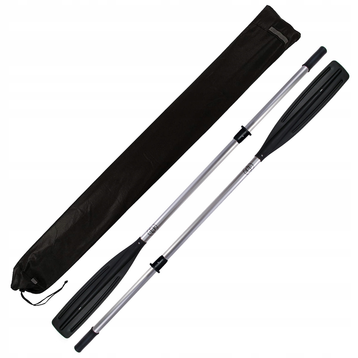 Hliníkové šalupové pádlo John Paddle, manšeta, obal, 2 ks, 220 cm