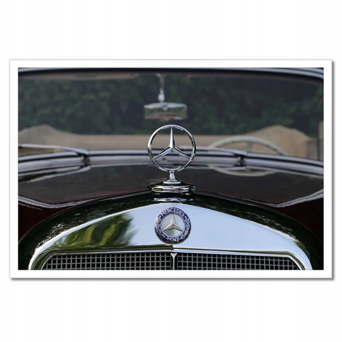Plakáty v rámu 60x40 Známka Mercedes Benz