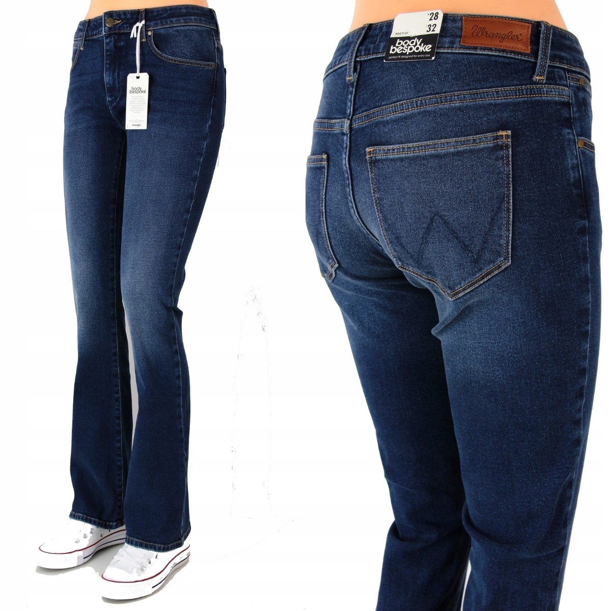 

Wrangler Bootcut Slim Jeansy Dzwony _ W28 L32