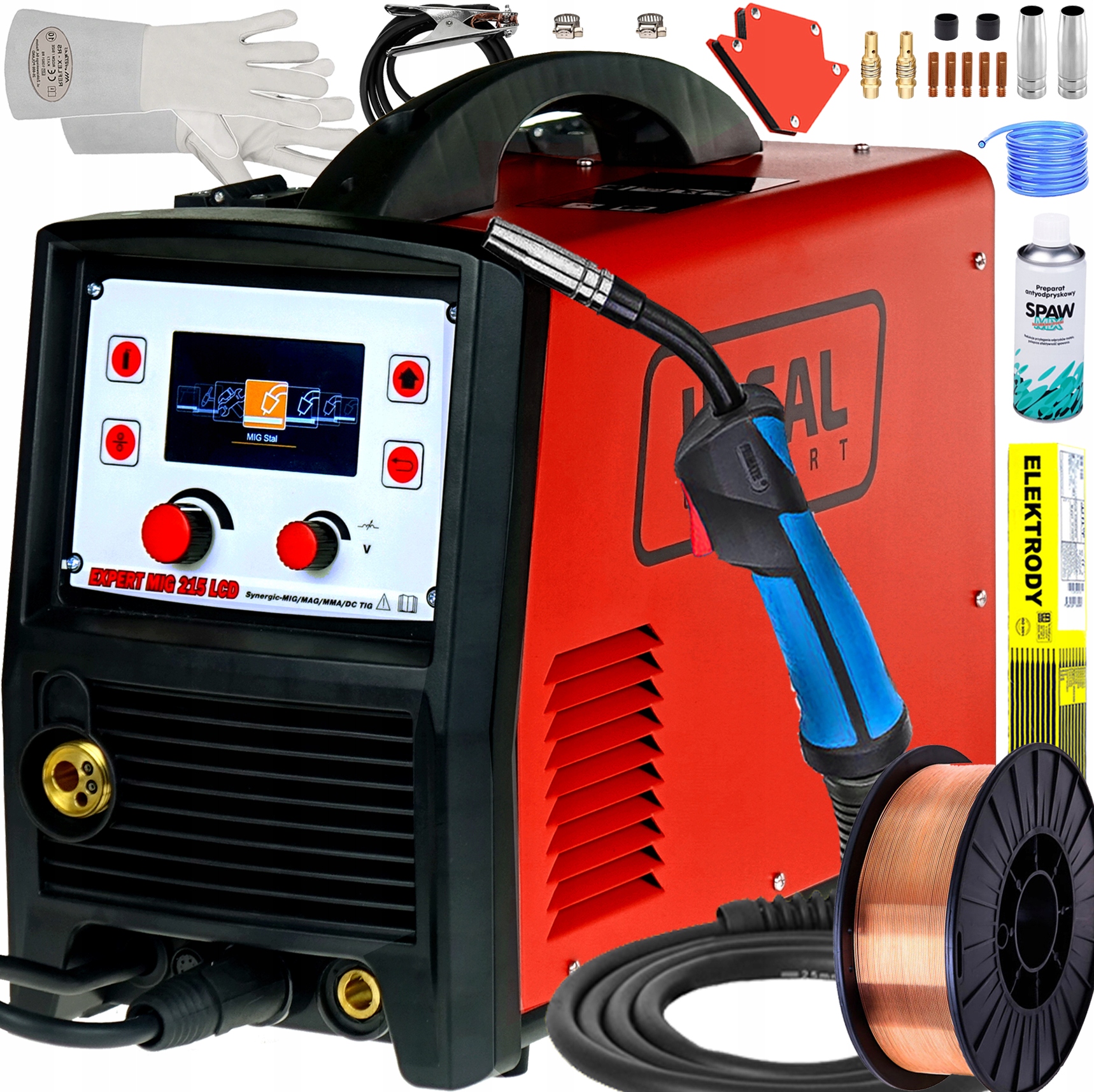 Poloautomatický Svařovací Stroj Ideal Mig Tig Mma 2T 4T 3V1