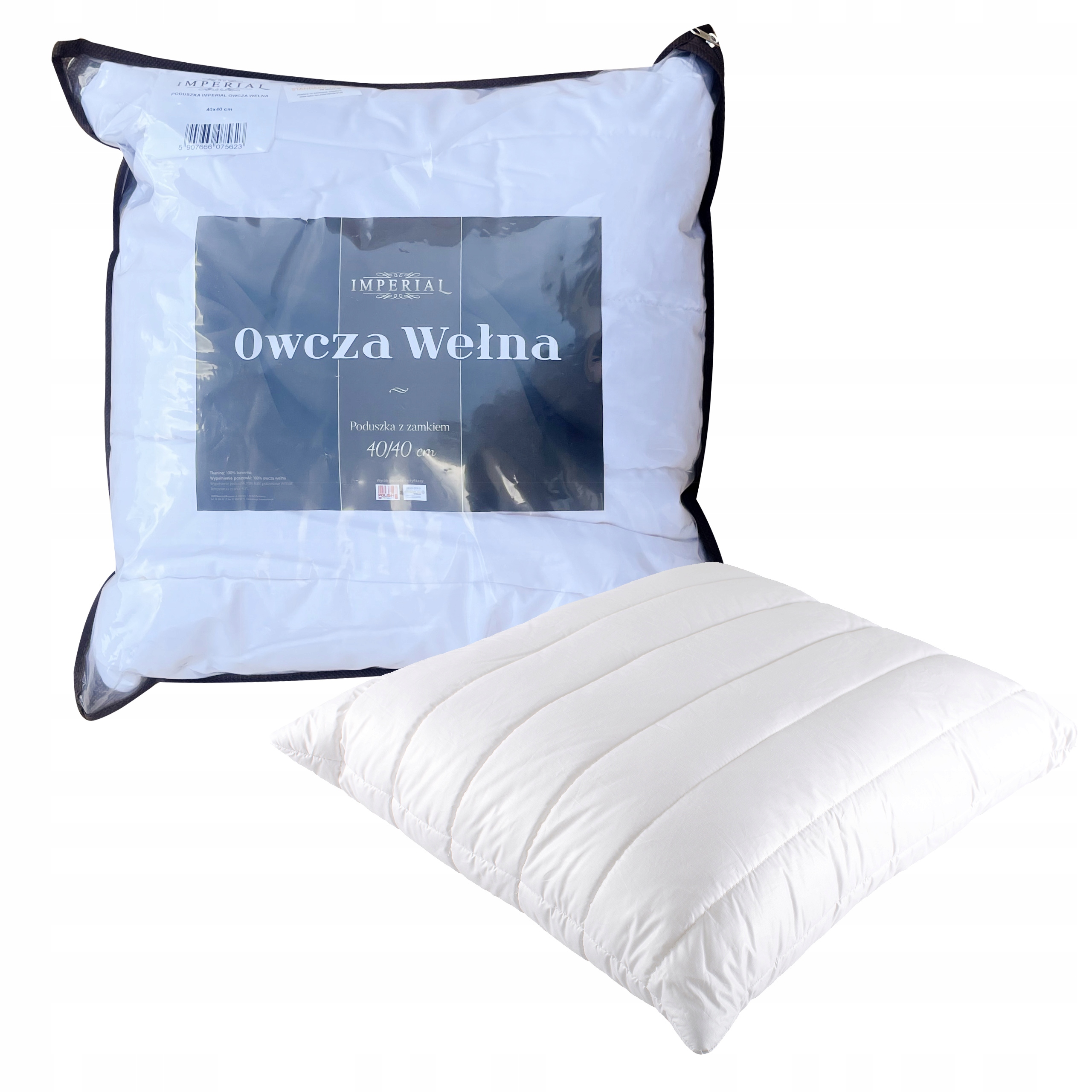 

Poduszka z Zamkiem 40x40 Owcza Wełna Imperial Amw