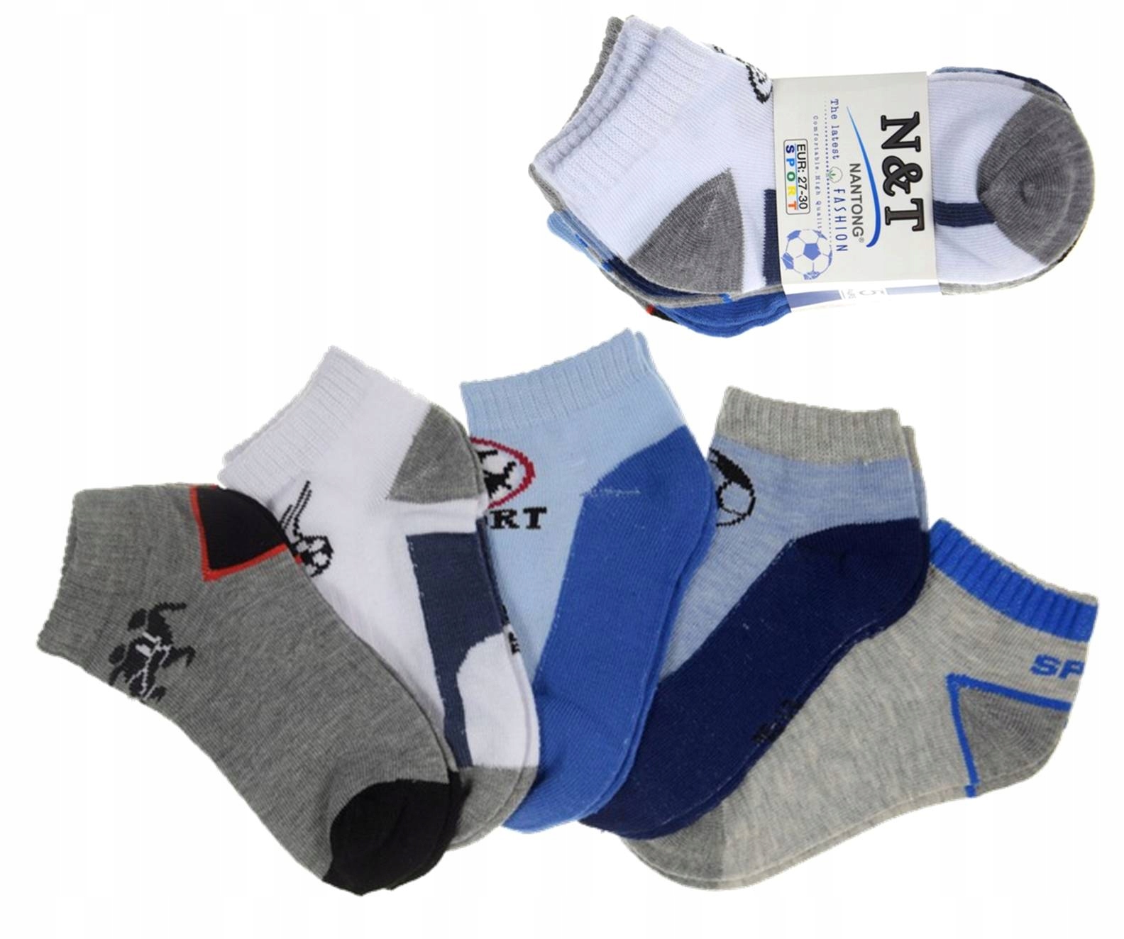 

Skarpetki Dziecięce Stopki kom 5 par roz 23-26