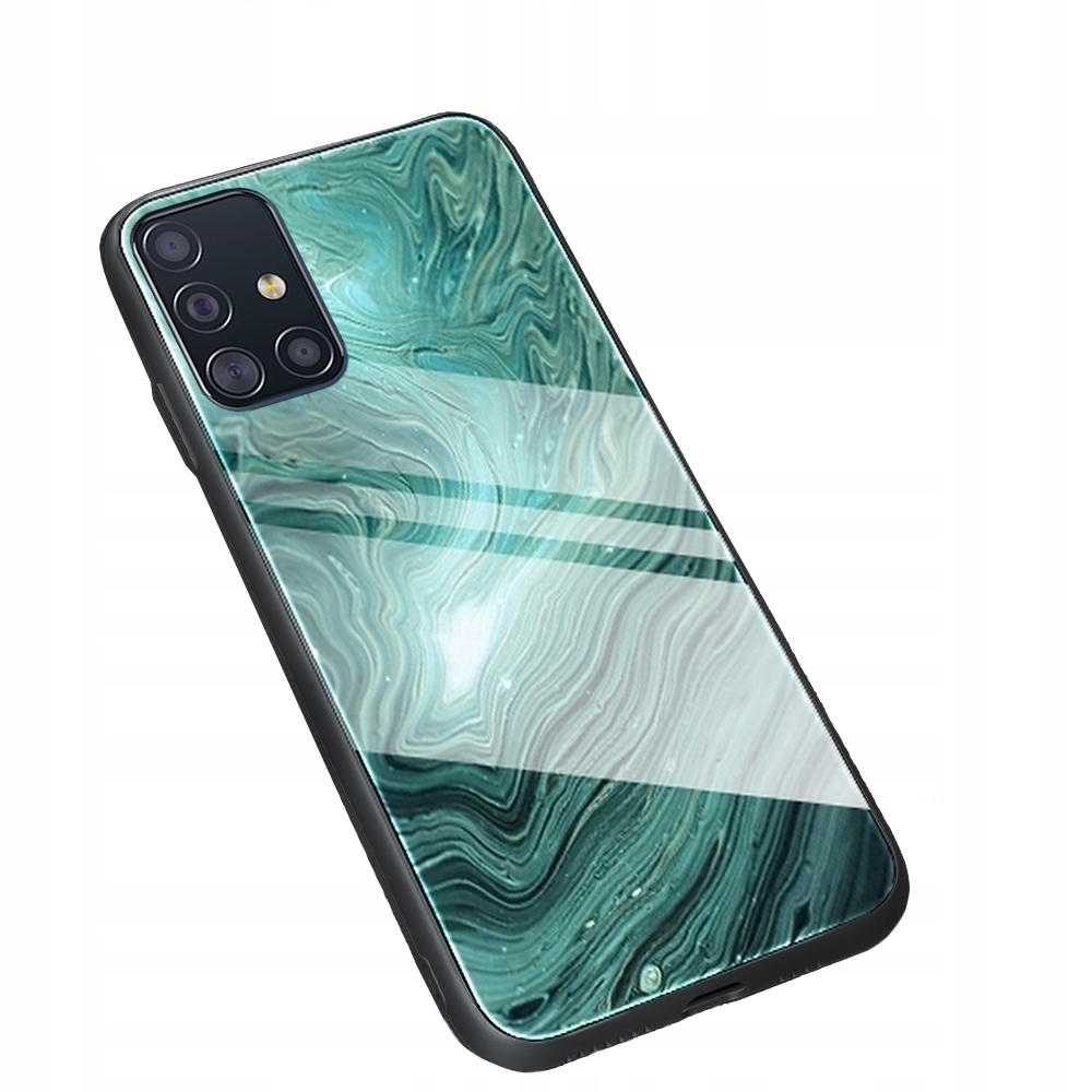 

Etui Szklane Do Samsung A71 Marmur Case+szkło