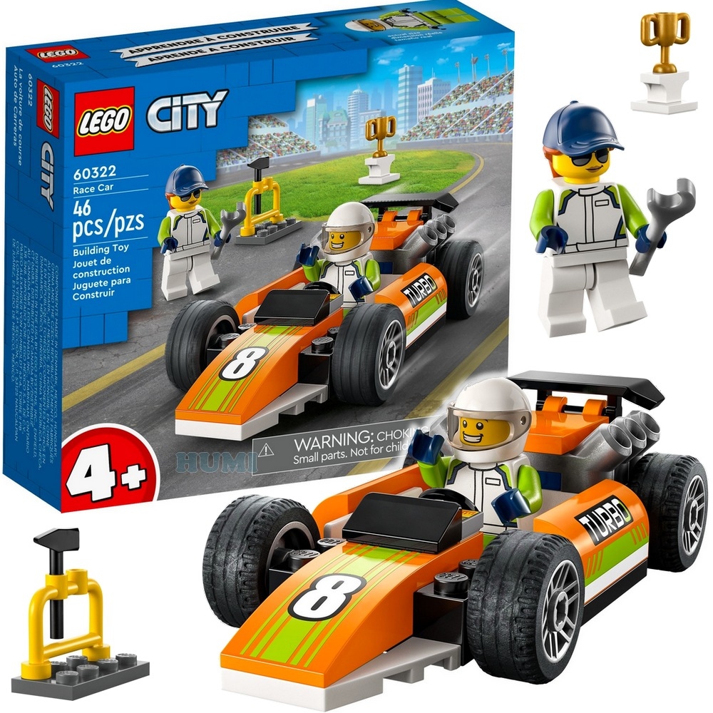 

Lego City 60322 Samochód Auto wyścigowe Formula F1