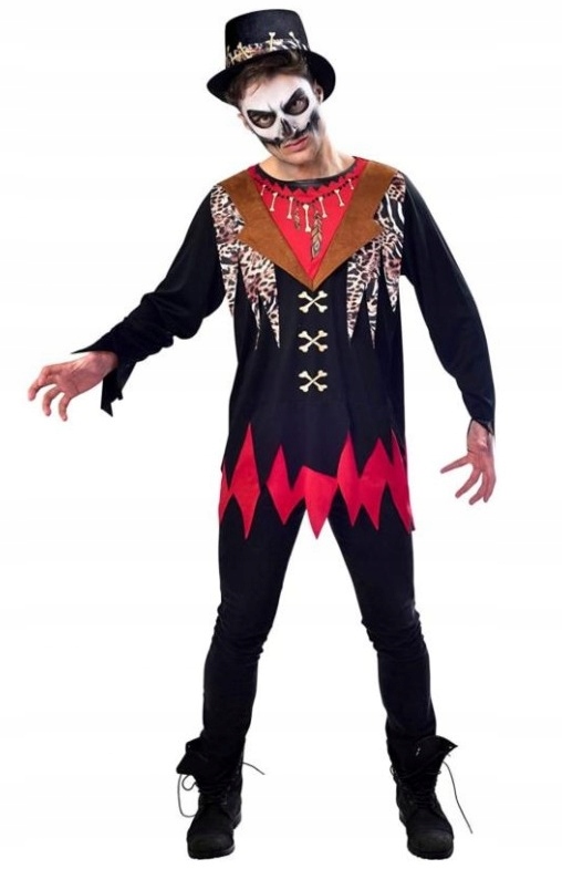 Kostým Šaman Doktor Zla vel. L VooDoo Halloween Výprodej