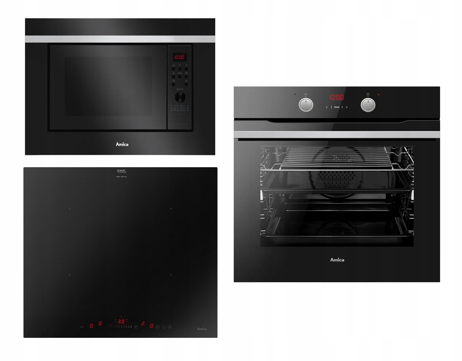 Zestaw Amica Płyta FlexiSpace Piek Mikrofala 20l