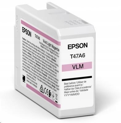 Atrament Epson Singlepack Vivid Light Magenta T47A6 UltraChrome Pro 10 50…