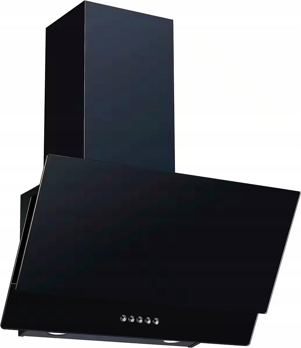 Okap kuchenny Hanseatic SY-103E9G-P1-C120-L52-600 60 cm, czarny