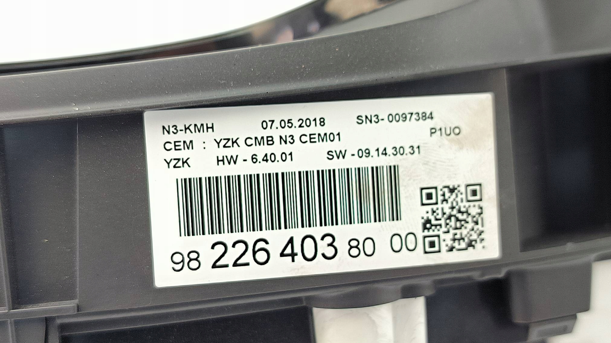 dials clock EU 9822640380 OPEL GRANDLAND X and