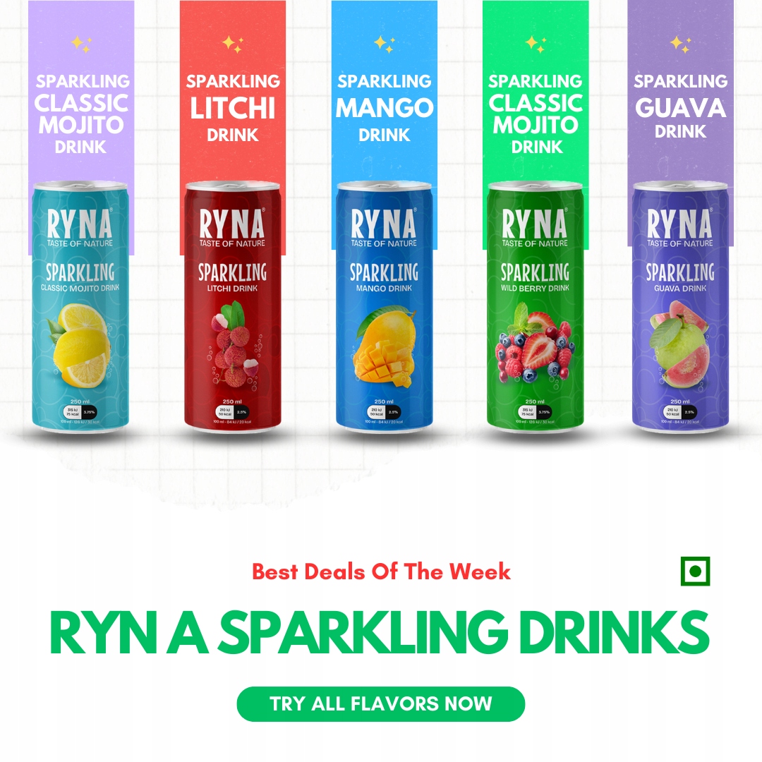 RYNA WILD BERRY SPARKLING DRINK 250ML Manufacturer code 9014
