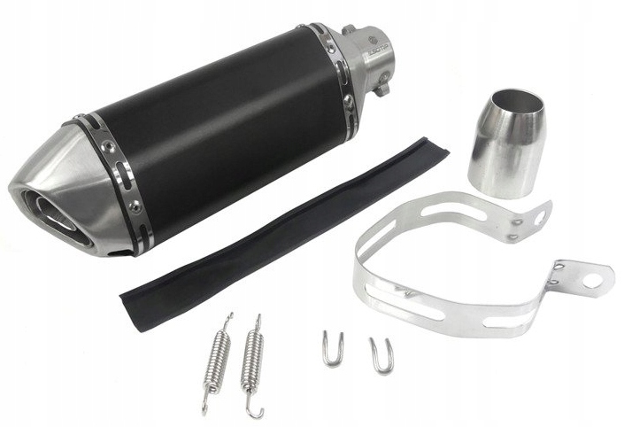 10185 - ГЛУШИТЕЛЬ НАКОНЕЧНИК ВЫХЛОПНОЙ AKRAPOVIC РЕПЛИКА СРЕДНИЙ